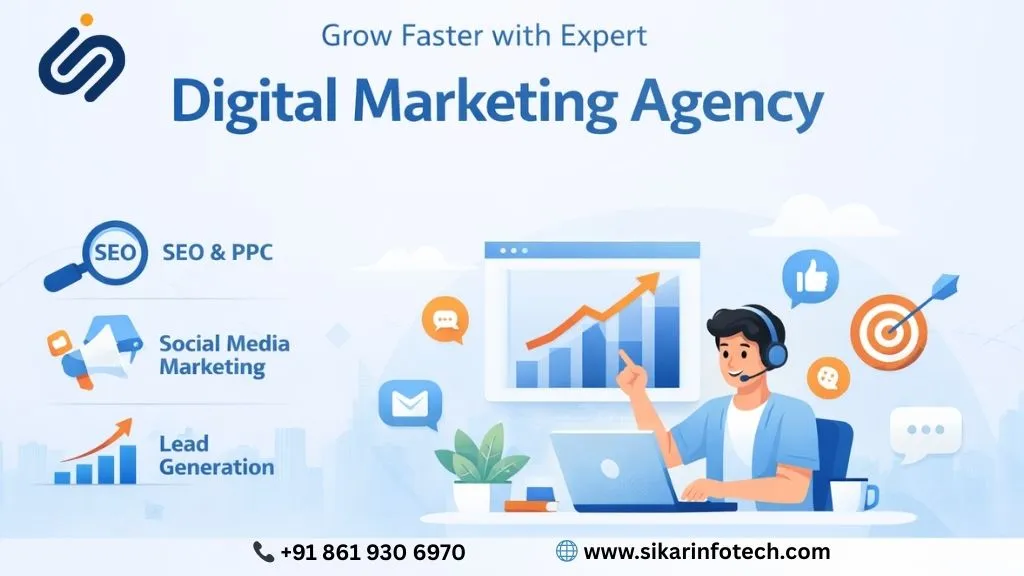 Digital Marketing Agency In Shekhawati offering SEO, social media marketing and lead generation services