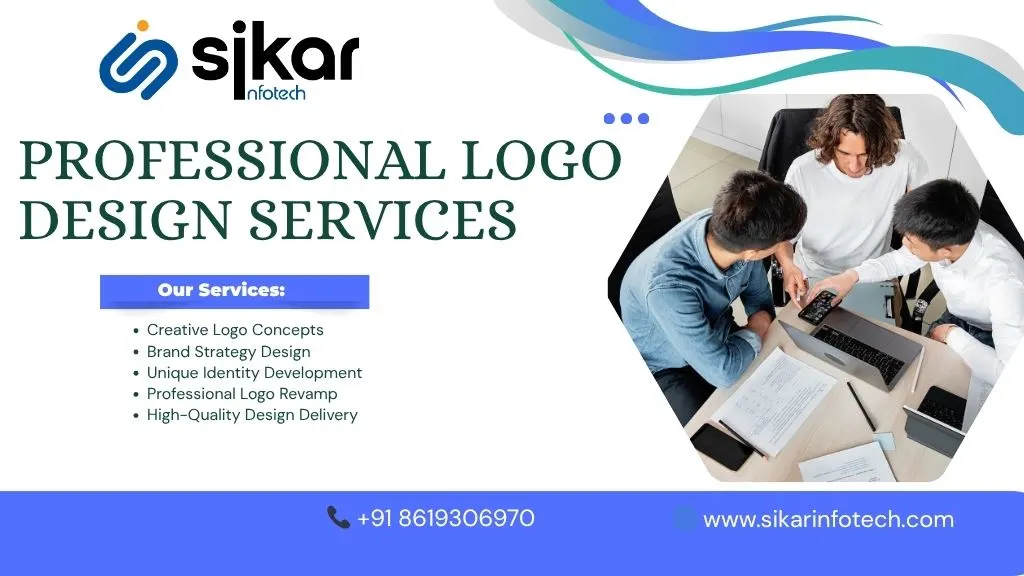 Professional logo design services for business branding by Sikar Infotech