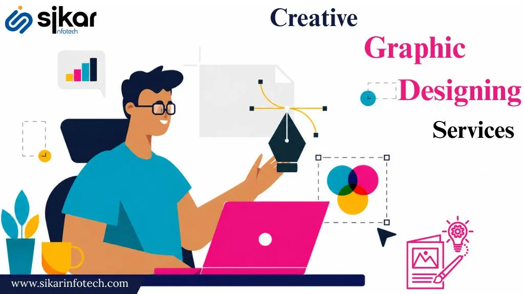 Professional graphic designing services for business branding and marketing creatives