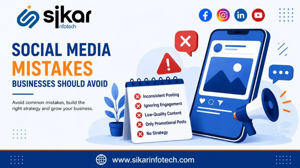 Social Media mistakes businesses should avoid