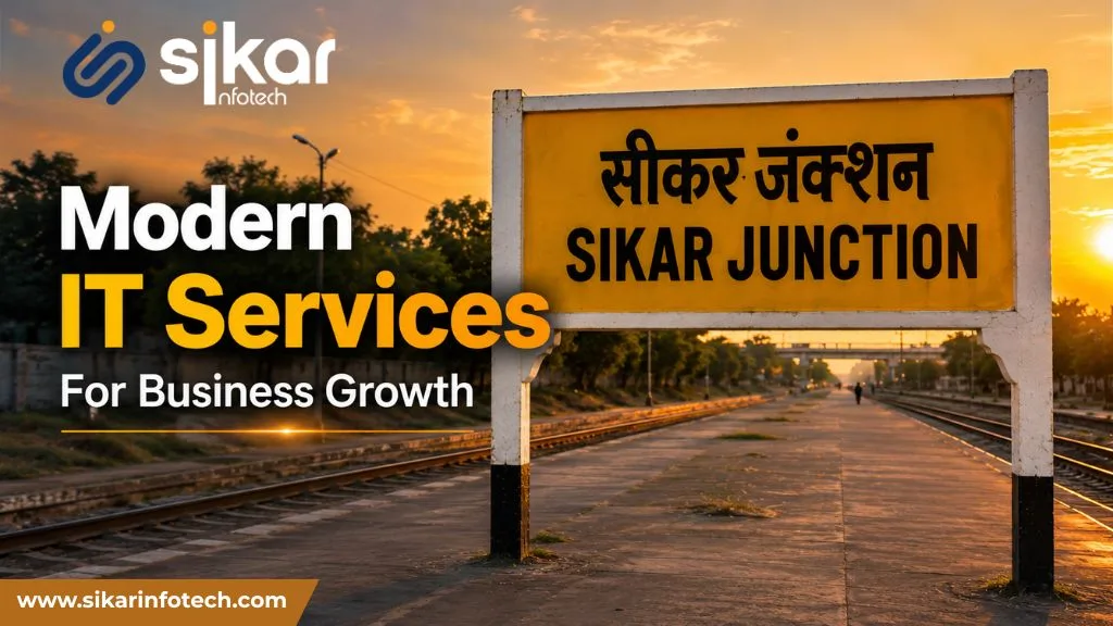 IT Company in Sikar providing modern business solutions, website development, branding, software, and digital marketing services by Sikar Infotech . "Sikar"