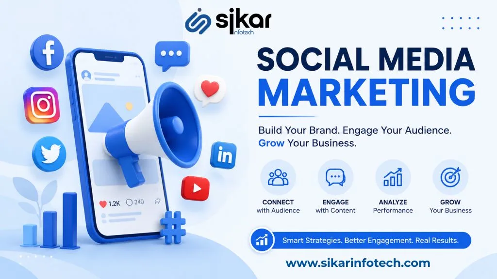 Social Media Marketing Services in Sikar by Sikar Infotech for better customer engagement and business growth across Rajasthan